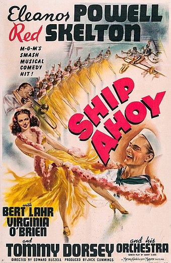 Ship Ahoy poster, 1942