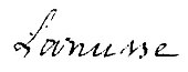 signature de Jean Lanusse (député)