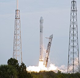 Tom Mueller designed the Merlin engines used on the Falcon 9 rocket. SpX CRS-2 launch - cropped.jpg