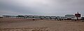 St Annes Pier taken from right on the beach steps, St Annes, 2018