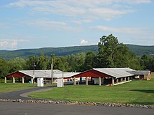 The picnic area at St. Stanislaus Institute St Stan LuzCo PA 4.JPG