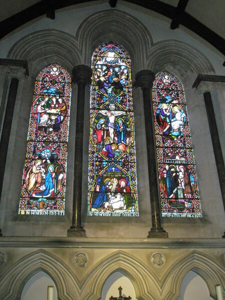 File:Stained glass window within St Mary's, Funtington - geograph.org.uk - 1045721.jpg