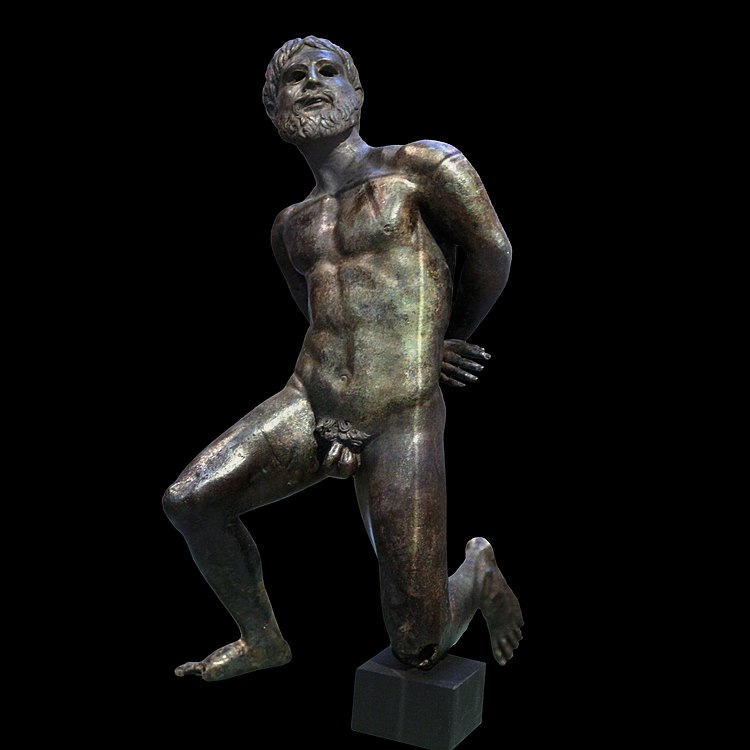Статуя раба из собрания Musée de l'Arles et de la Provence antiques, запрещённая Facebook