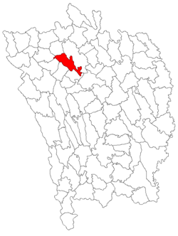 Location of Ștefan cel Mare