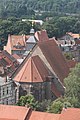 St. Marien, Vogelschaubild vom Turm der Johanniskirche aus gesehen (Aufnahme 2008)