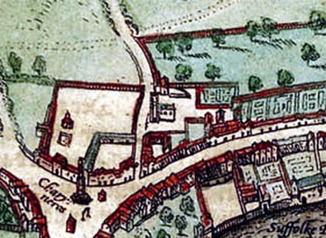 St Martin-in-the-Fields and Charing Cross, circa 1562