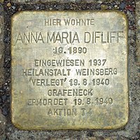 Stolperstein AnnaMariaDifliff Besigheim 2019-01-27 SDIM9816.jpg