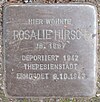 Stolperstein Parkallee 12 (Rosalie Hirsch) in Hamburg-Harvestehude.jpg