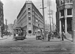 Thumbnail for File:Streetcar and Seattle Hotel in Pioneer Square at Yesler Way and James St, Seattle, ca 1900-1903 (SEATTLE 3055).jpg