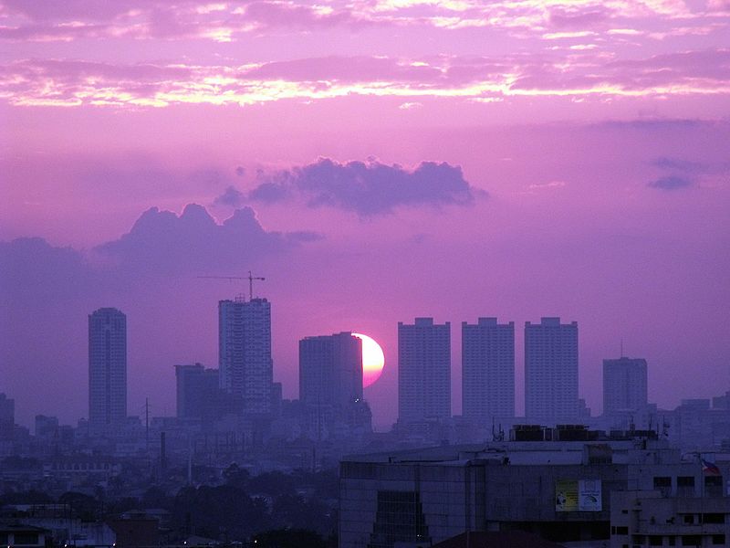 File:Sunset on Manila, Philippines - panoramio.jpg