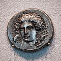 Syrakosai - 406-400 BC - silver tetradrachm - head of Arethousa - charioteer in quadriga and Nike - Berlin MK AM 18205390