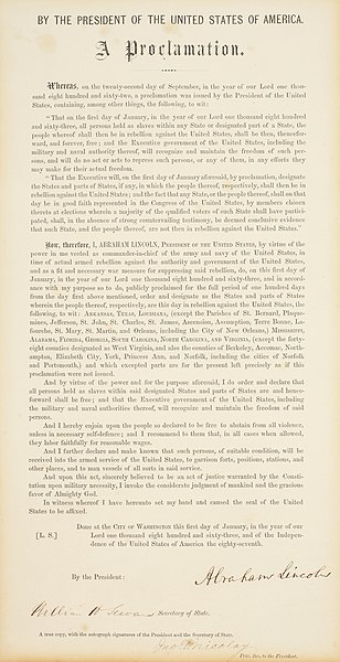 File:THE "AUTHORIZED EDITION" OF THE EMANCIPATION PROCLAMATION, SIGNED BY PRESIDENT ABRAHAM LINCOLN.jpg