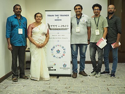 Participants from Wikimedians of Kerala User Group