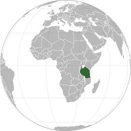 Tanzania - Localizzazione