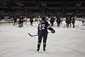 Team USA #22 Kacey Bellamy warms up before the game.