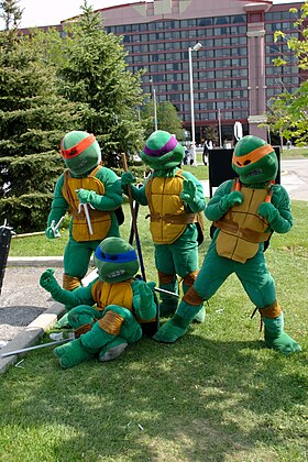 Cosplay des Tortues Ninja