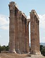 Temple of Olympian Zeus in Athens, Greece