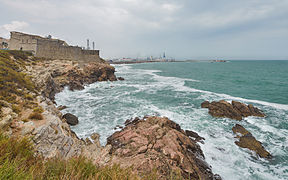 Théâtre de la Mer, Sète, Hérault, France. View from Southwest.