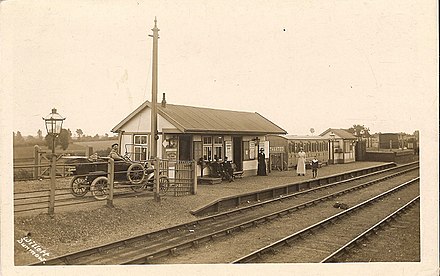 Thaxted Railway Station, which closed in 1952.