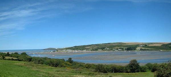 Teifi estuary between Poppit Sands and Gwbert