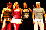Vengaboys scored two chart-toppers this decade: "Kiss (When the Sun Don't Shine)" and "Shalala Lala". The Vengaboys.jpg