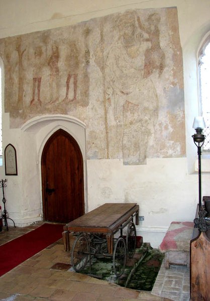 File:The church of SS Margaret and Remigius - murals on north nave wall - geograph.org.uk - 1454746.jpg