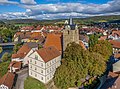 * Nomination Aerial view of the town church of St. Bartholomew in Themar --Ermell 08:57, 8 October 2021 (UTC) * Promotion  Support Good quality. --Steindy 09:22, 8 October 2021 (UTC)