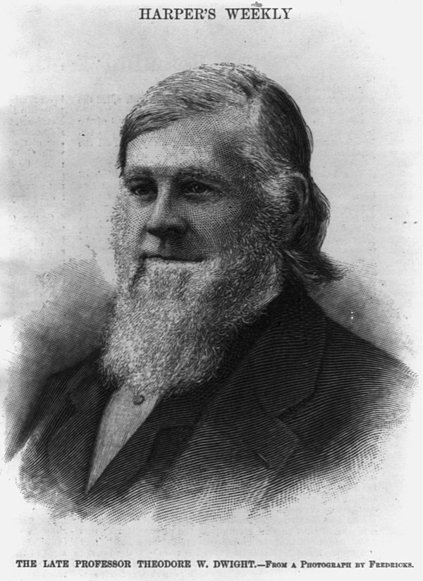 Theodore W. Dwight, the first president of the University Club