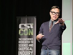 Caulfield speaking about "scienceploitation" at CSICon 2018 in Las Vegas Timothy Caulfield CSICon 2018 Scienceploitation Pop Culture's Assault on Science (and why it matters).jpg