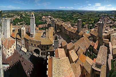 Piazza del Duomo from Torre Grossa,