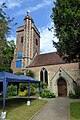 The tower of St Mary's Church in Barnes. [76]