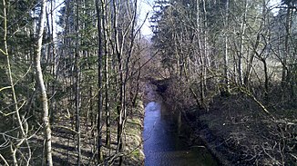 Trift Canal just before it flows into the Loisach