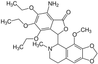 Structural formula of tritoqualine