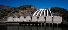 Tumut 3, the largest hydropower station in Australia with 1,800 MW. Part of the Snowy Mountains Scheme. Tumut 3 - panoramio.jpg