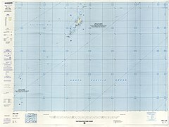 خريطة تتضمن معظم جزر بالاو