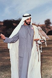 Zayed bin Sultan Al Nahyan was the first president of the United Arab Emirates and is recognised as the father of the nation. UAE Father of the Nation.jpg