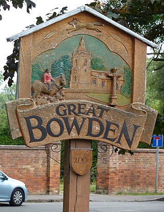 <span class="mw-page-title-main">Great Bowden</span> Human settlement in England