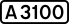 UK road A3100.svg