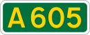 A605 road