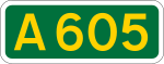 A605 road