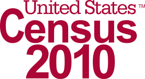 Logo for the 2010 United States Census.