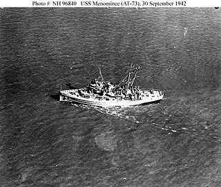 USS <i>Menominee</i> (AT-73) Tugboat of the United States Navy