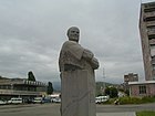 The statue o Vazgen Sargsyan in Vanadzor