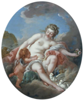 Venus houdt Cupido tegen door François Boucher.png