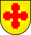 Het herkruist kruis of Roemeens kruis komt vaak voor in Roemenië.