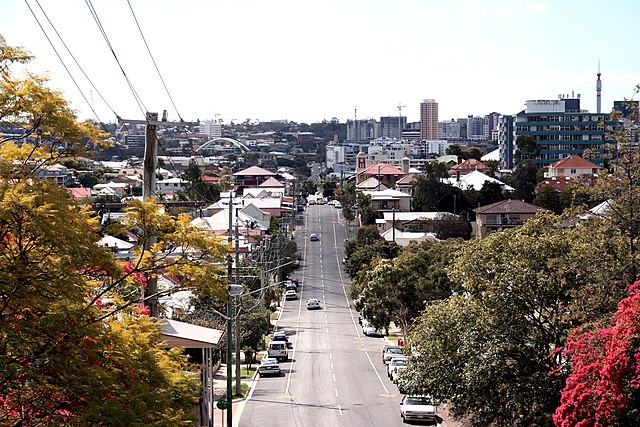 View down Boundary Street