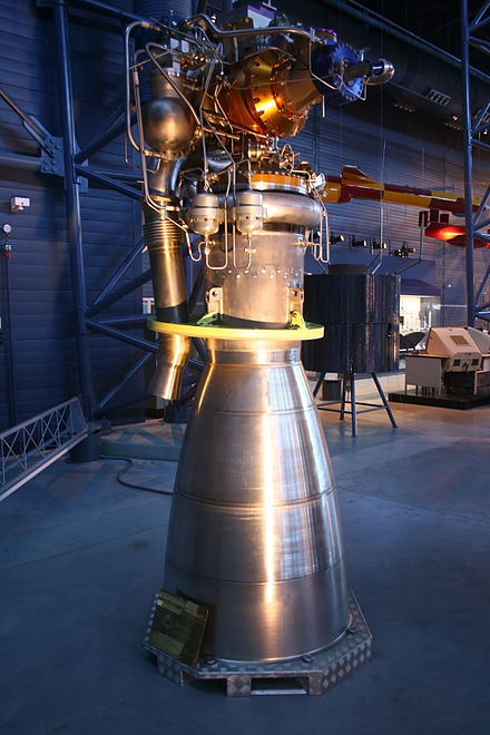 Viking 5C rocket engine used on Ariane 1 through Ariane 4