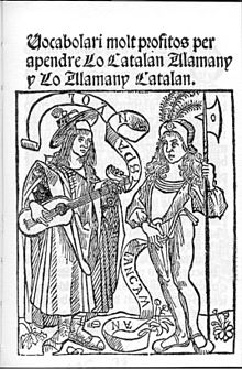 Vocabolari: Wörterbuch Katalanisch – Deutsch von Joan Rosembach, 1502 Perpignan