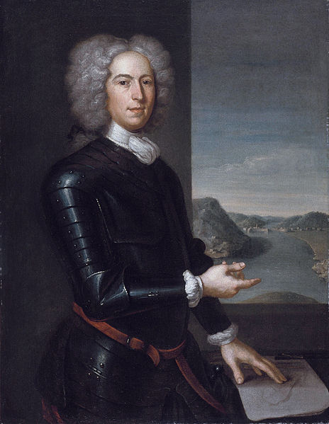 Nova Scotia Lt. Gov. Paul Mascarene, commander of the 40th, portrait by John Smybert, 1729