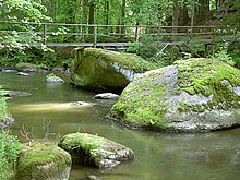 Felsblöcke in der Waldnaab